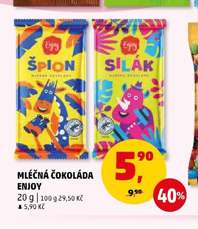 Mléčná čokoláda Enjoy - Penny Market aktualniletaky.eu