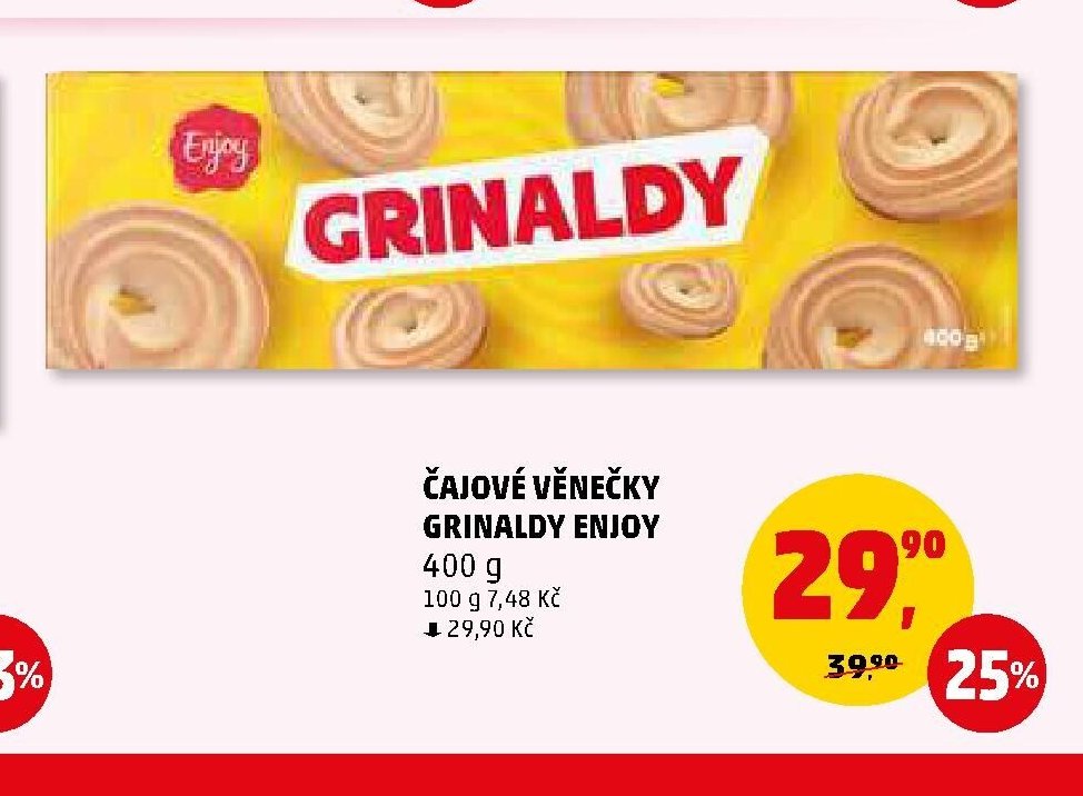 Čajové věnečky Grinaldy Enjoy - Penny Market aktualniletaky.eu