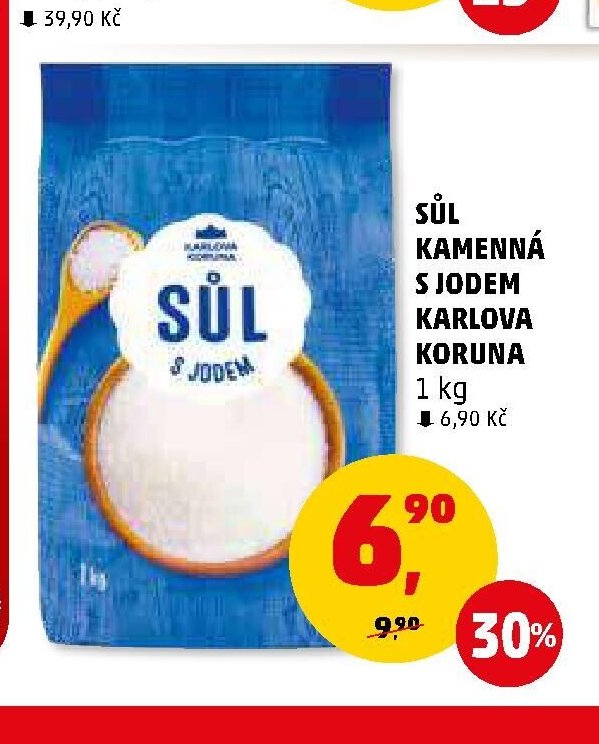 SŮL KAMENNÁ S JODEM KARLOVA KORUNA - Penny Market aktualniletaky.eu