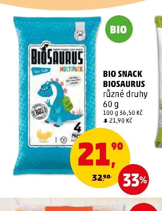 Bio snack Biosaurus - Penny Market aktualniletaky.eu