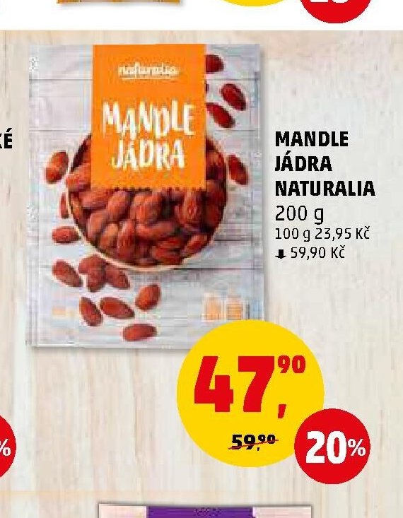 Mandle jádra Naturalia - Penny Market aktualniletaky.eu