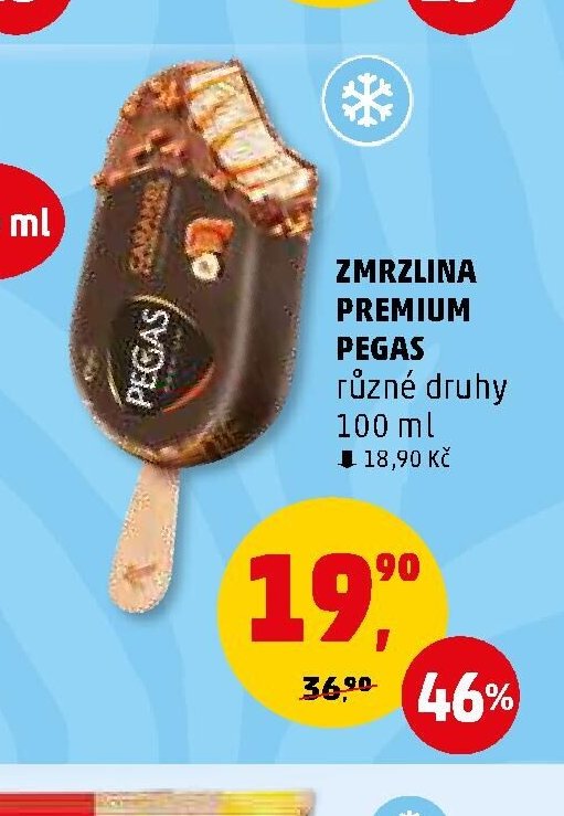 Zmrzlina Premium Pegas různé druhy - Penny Market aktualniletaky.eu
