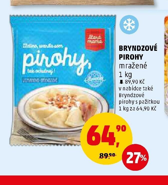 Bryndzové pirohy mražené - Penny Market aktualniletaky.eu