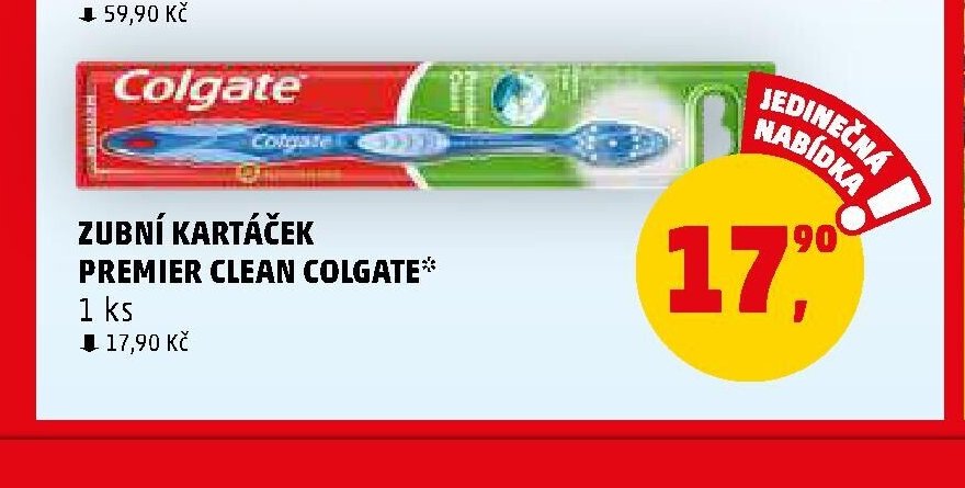 ZUBNÍ KARTÁČEK PREMIER CLEAN COLGATE - Penny Market aktualniletaky.eu