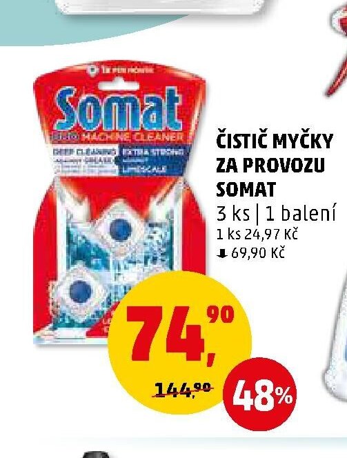 Čistič myčky za provozu Somat - Penny Market aktualniletaky.eu