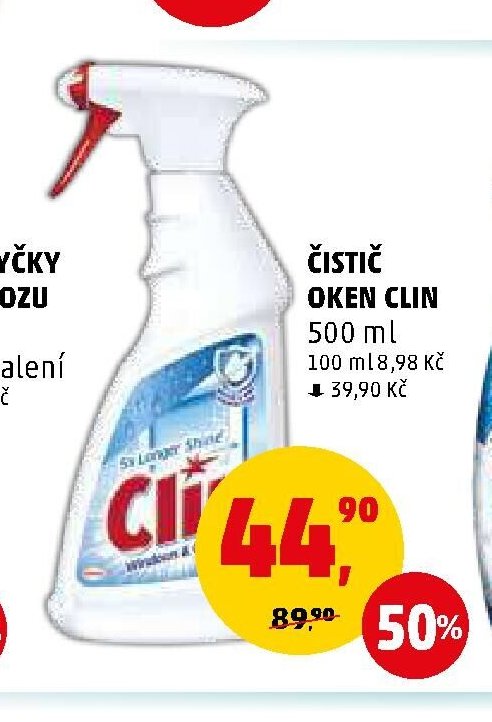 Čistič Oken Clin - Penny Market aktualniletaky.eu