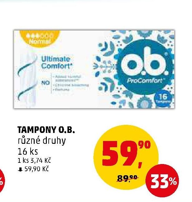 Tampony O.B. - Penny Market aktualniletaky.eu