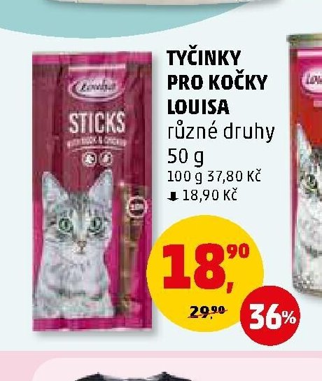 TYČINKY PRO KOČKY LOUISA - Penny Market aktualniletaky.eu