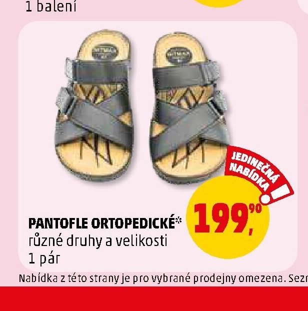 PANTOFLE ORTOPEDICKÉ - Penny Market aktualniletaky.eu