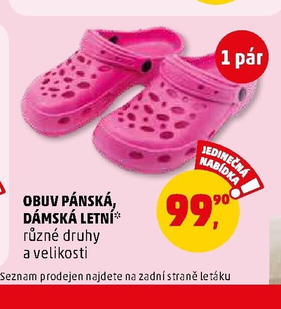 OBUV PÁNSKÁ, DÁMSKÁ LETNÍ - Penny Market aktualniletaky.eu