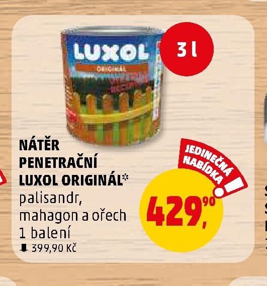 NÁTĚR PENETRAČNÍ LUXOL ORIGINÁL - Penny Market aktualniletaky.eu