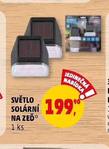 SVĚTLO SOLÁRNÍ NA ZEĎ - Penny Market aktualniletaky.eu