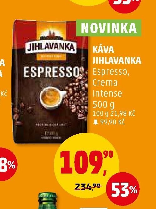 Káva Jihlavanka Espresso, Crema, Intense - Penny Market aktualniletaky.eu