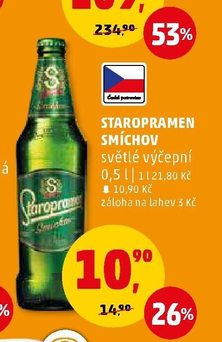 Staropramen Smíchov světlé výčepní - Penny Market aktualniletaky.eu