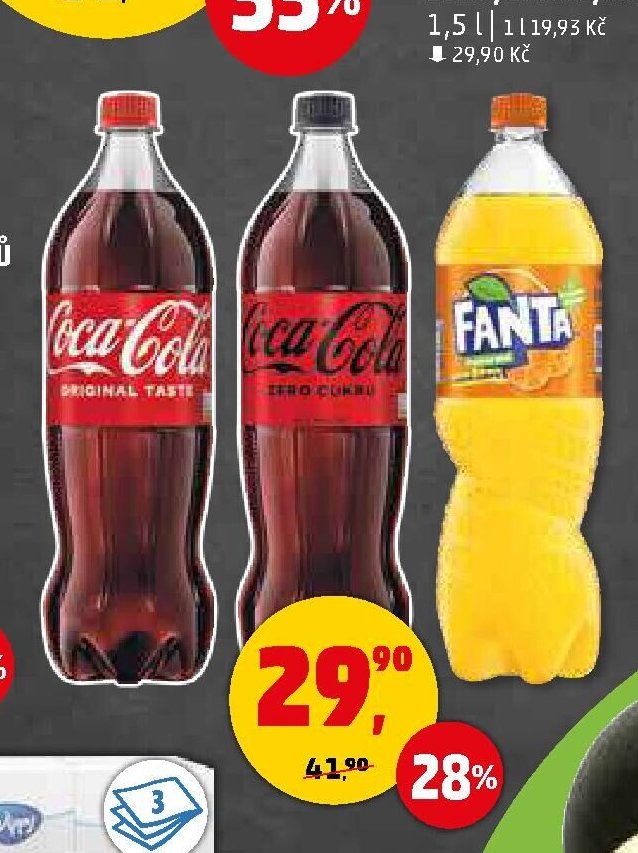 Coca-Cola, Coca-Cola Zero, Sprite, Fanta 1,5 l - Penny Market aktualniletaky.eu