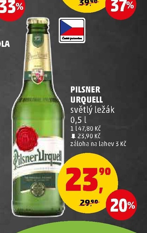 Pilsner Urquell světlý ležák 0,5 l - Penny Market aktualniletaky.eu
