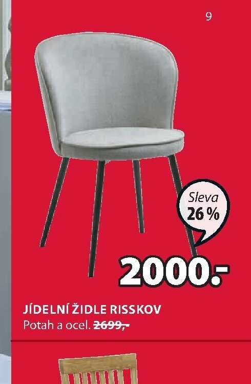 JÍDELNÍ ŽIDLE RISSKOV