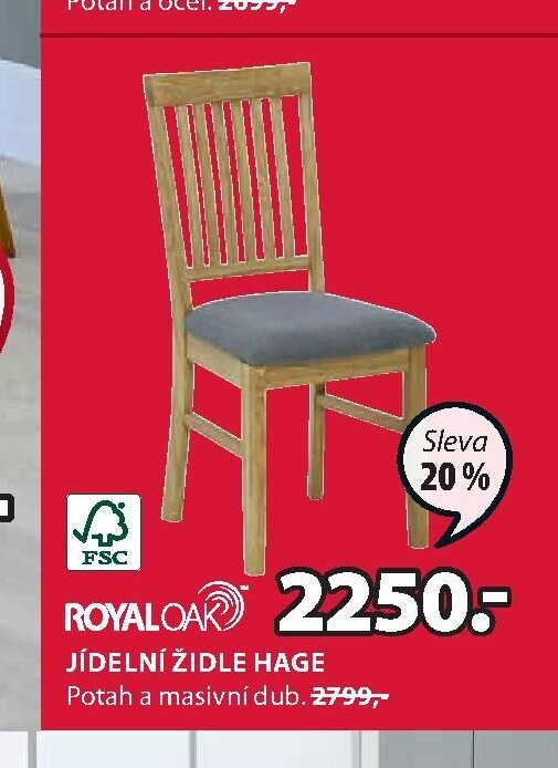 JÍDELNÍ ŽIDLE HAGE