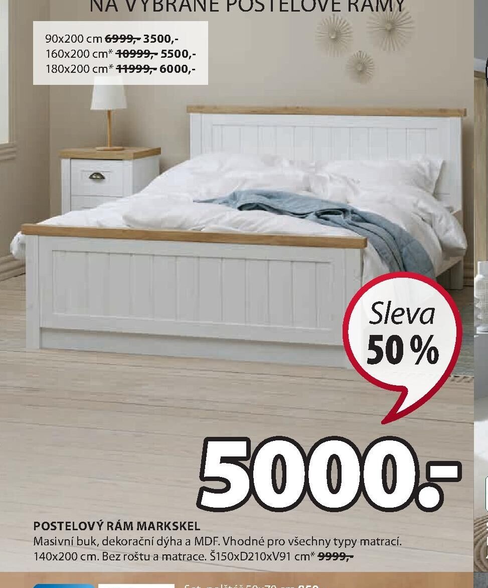 POSTELOVÝ RÁM MARKSKEL