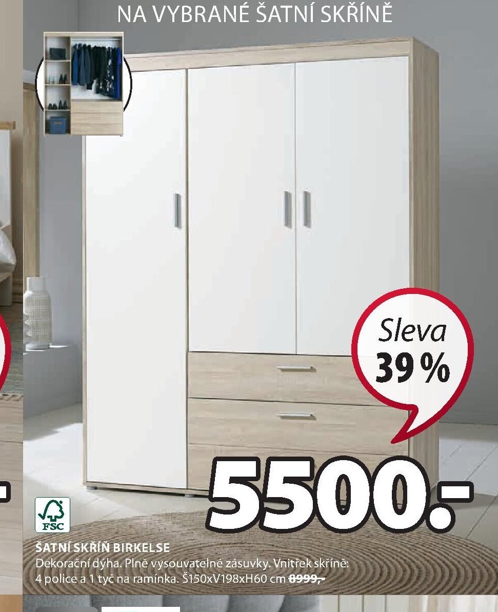 ŠATNÍ SKŘÍŇ BIRKELSE
