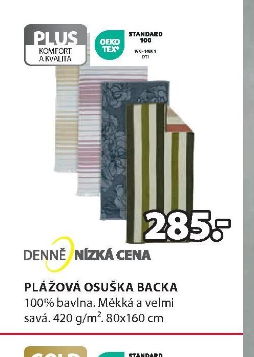 PLÁŽOVÁ OSUŠKA BACKA