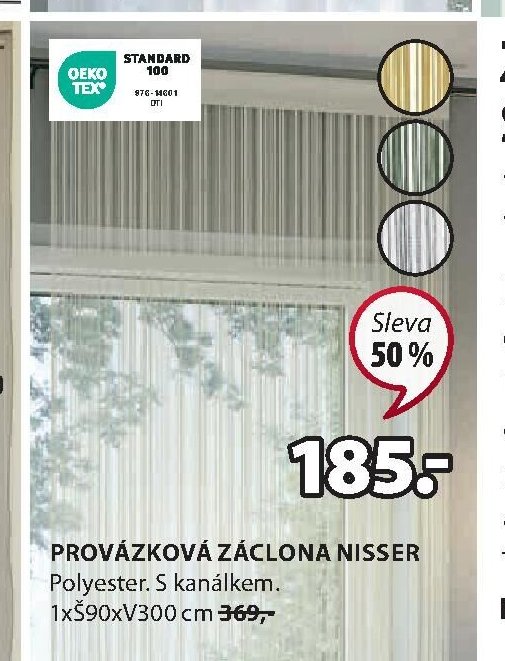 PROVÁZKOVÁ ZÁCLONA NISSER