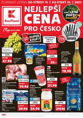 aktuální leták Kaufland 19.7.2023-25.7.2023