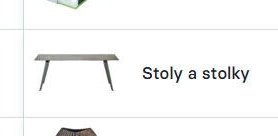Stoly a stolky