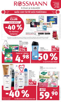 aktuální leták ROSSMANN drogerie 26.7.2023-8.8.2023