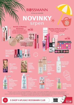 aktuální leták ROSSMANN drogerie 26.7.2023-22.8.2023