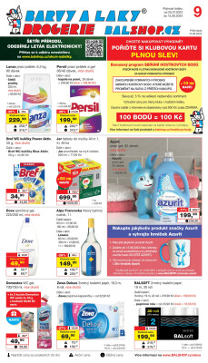 aktuální leták Barvy a laky drogerie 25.7.2023-13.8.2023