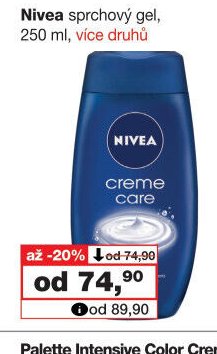 Nivea sprchový gel, 250 ml - Barvy a laky drogerie aktualniletaky.eu