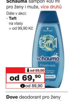 Schauma šampon 400 ml - Barvy a laky drogerie aktualniletaky.eu