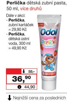 Perlička dětská zubní pasta, 50 ml