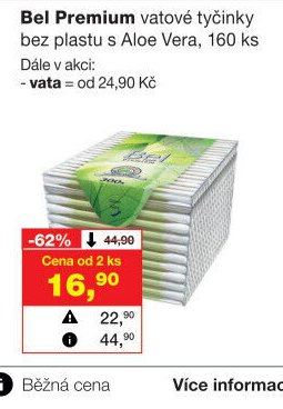 Bel Premium vatové tyčinky, 160 ks - Barvy a laky drogerie aktualniletaky.eu