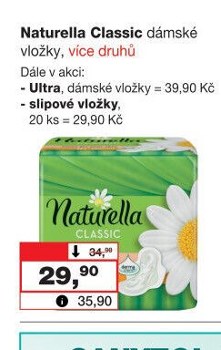 Naturella Classic dámské vložky