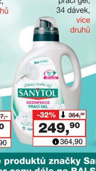 Sanytol prací gel