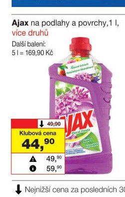 Ajax na podlahy a povrchy