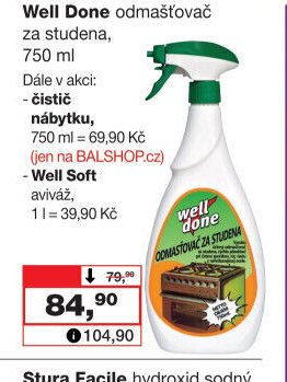Well Done odmašťovač za studena, 750 ml