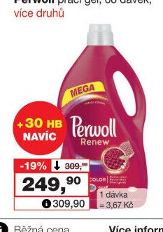 Perwoll prací gel, 68 dávek