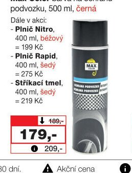 Max Color barva na ochranu podvozku, 500 ml