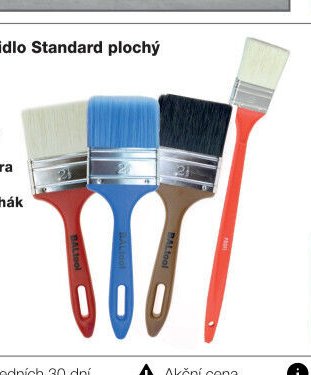 BALTOOL štětec Ředidlo Standard plochý