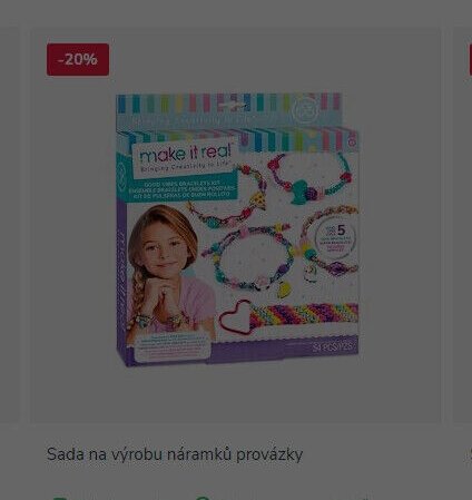 Sada na výrobu náramků provázky