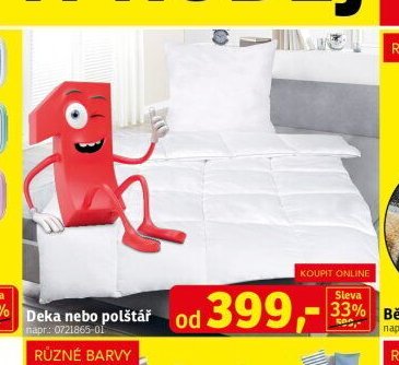 Deka nebo polštář