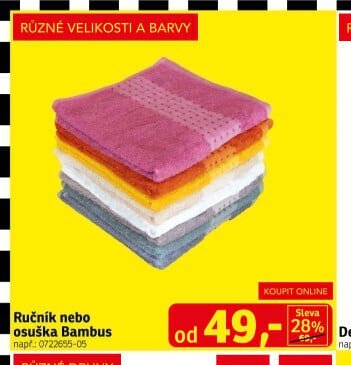 Ručník nebo osuška Bambus