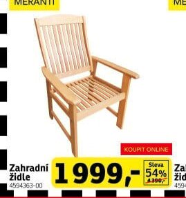 Zahradní židle