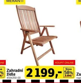 Zahradní židle