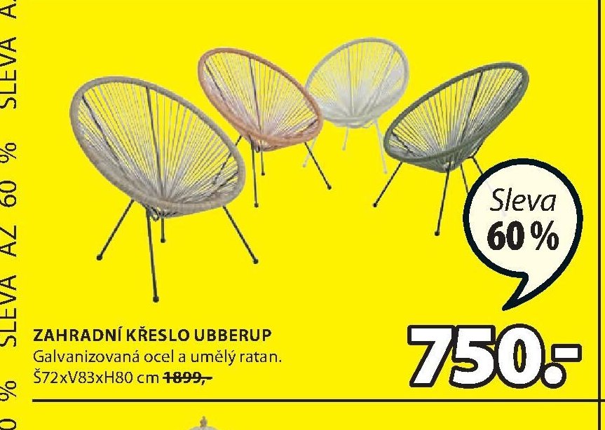 ZAHRADNÍ KŘESLO UBBERUP