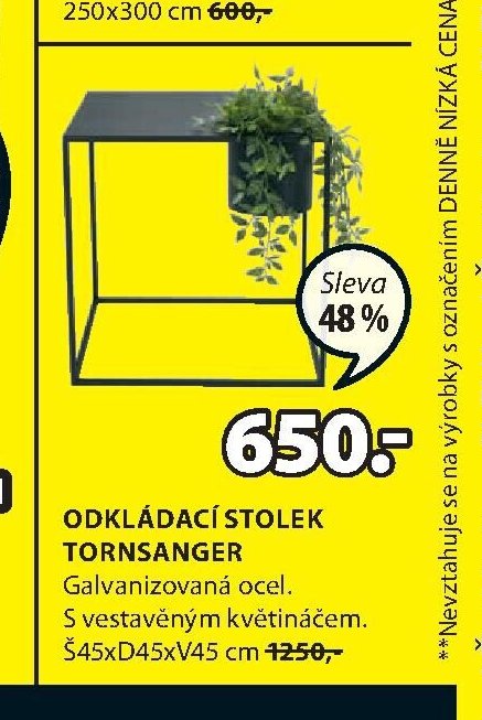 ODKLÁDACÍ STOLEK TORN SANGER