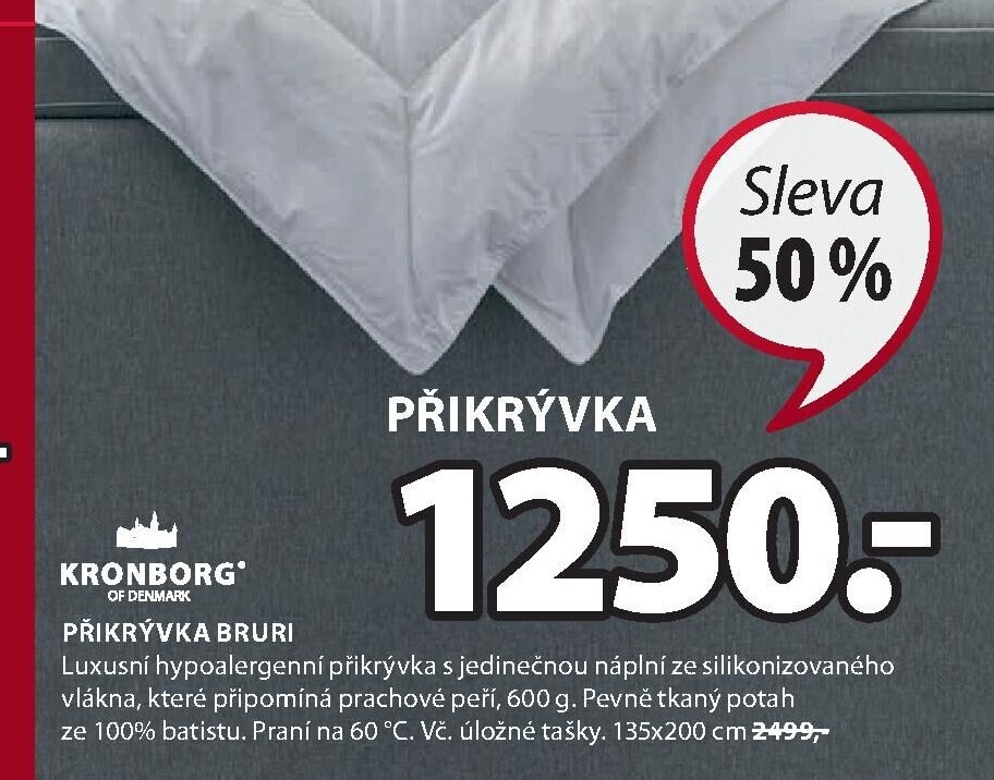 PŘIKRÝVKA BRURI - Jysk aktualniletaky.eu
